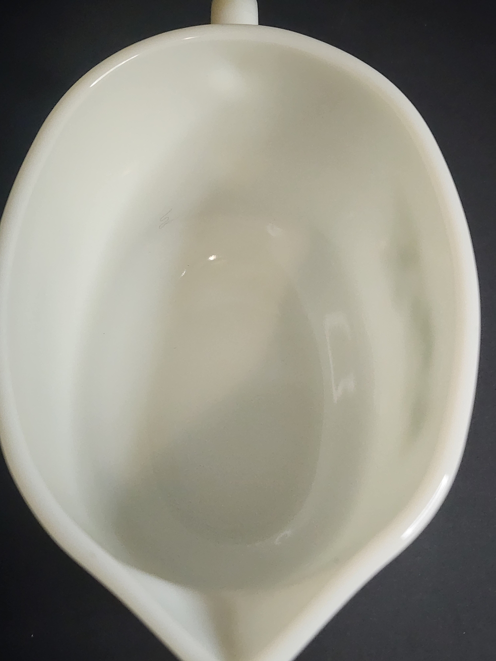 Pyrex Vintage Gravy Boat and Saucer  Green Spring Blossom (Crazy Daisy). - Picture 8 of 11